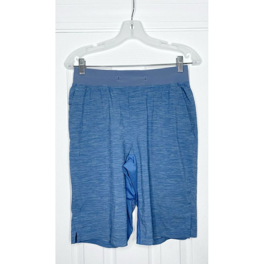 Lululemon Mens T.H.E.‎ Short 11" Heather Allover Blue Cast Utility Blue Small